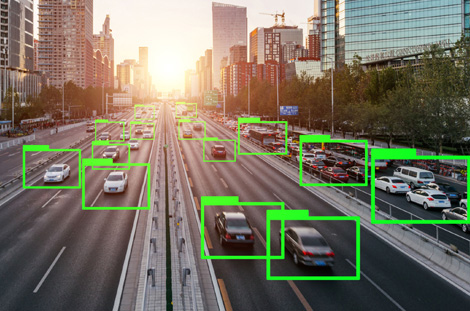 Conteo de tráfico y lectura de matrículas